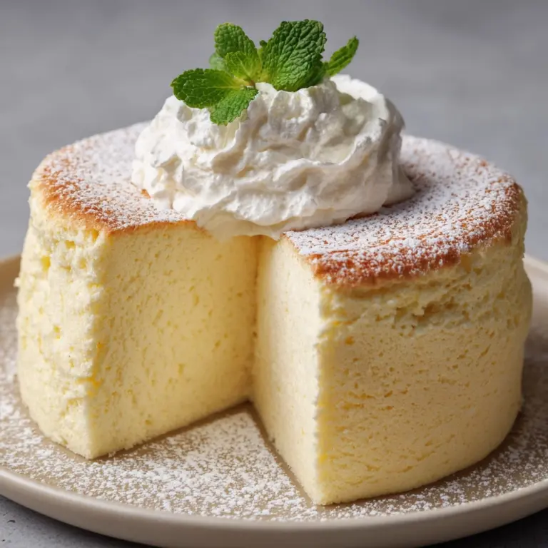 Light & Fluffy Yogurt Cloud Cake Recipe