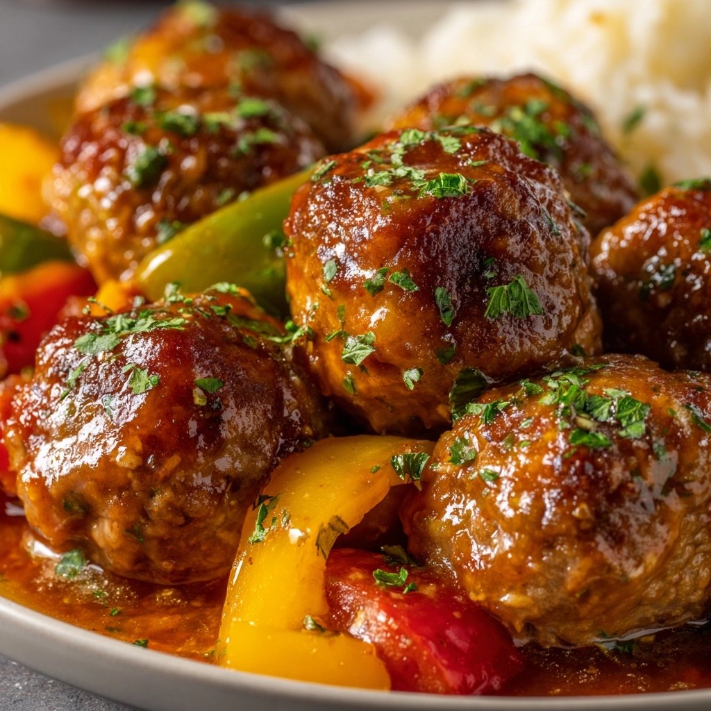 Sweet and Sour Meatballs Recipe - Recipe Image