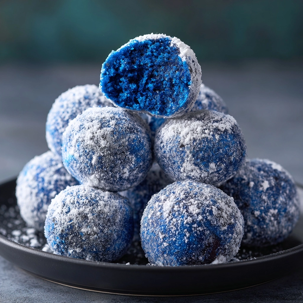 Blue Christmas Truffles Recipe - Recipe Image