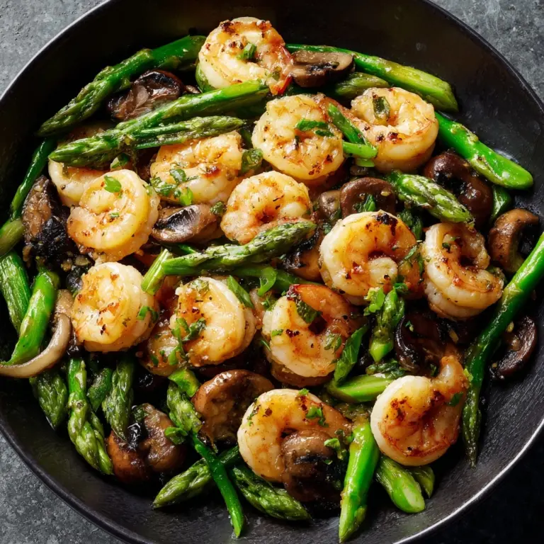 Shrimp and Asparagus Stir-Fry with Mushrooms: An Amazing Ultimate Recipe