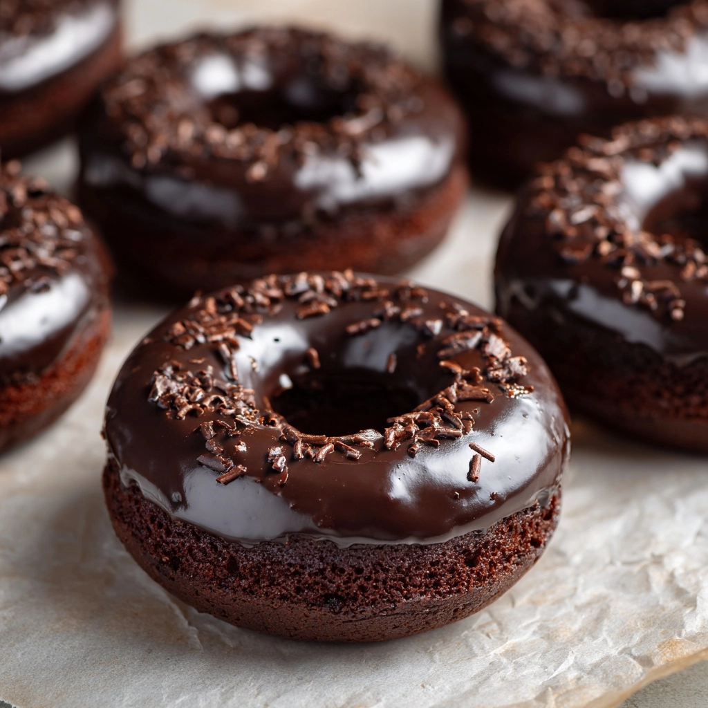 Irresistible Chocolate Cake Donuts Recipe - Recipe Image