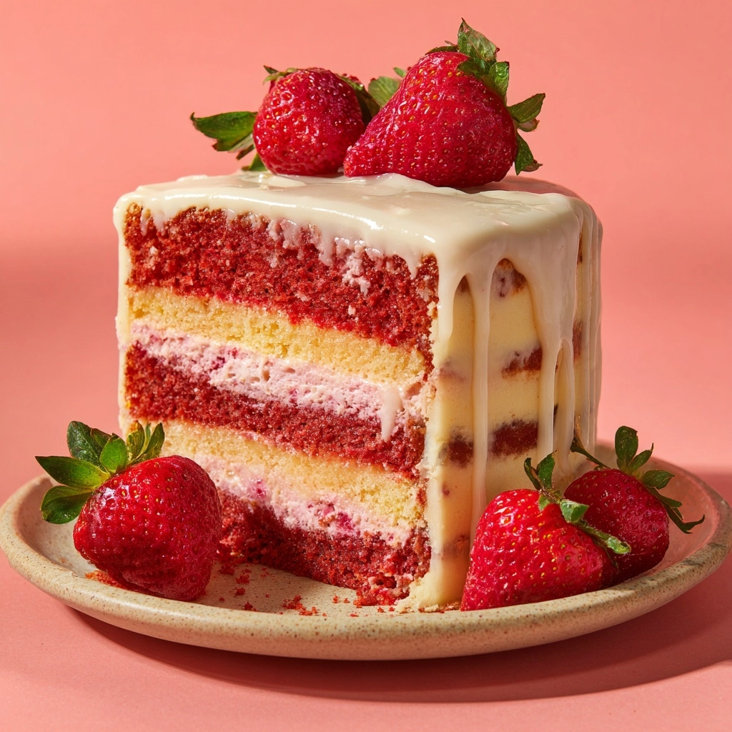 itle: Strawberry Lemonade Cake Recipe