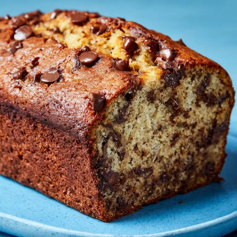 Irresistible Chocolate Chip Banana Bread Recipe
