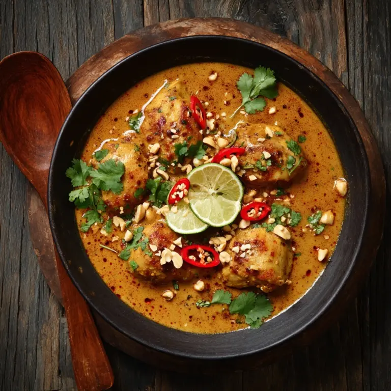 Spicy Thai Peanut Chicken Recipe