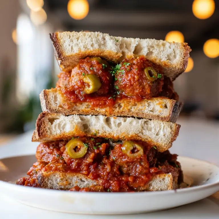 Meatball Monster Sandwiches Recipe