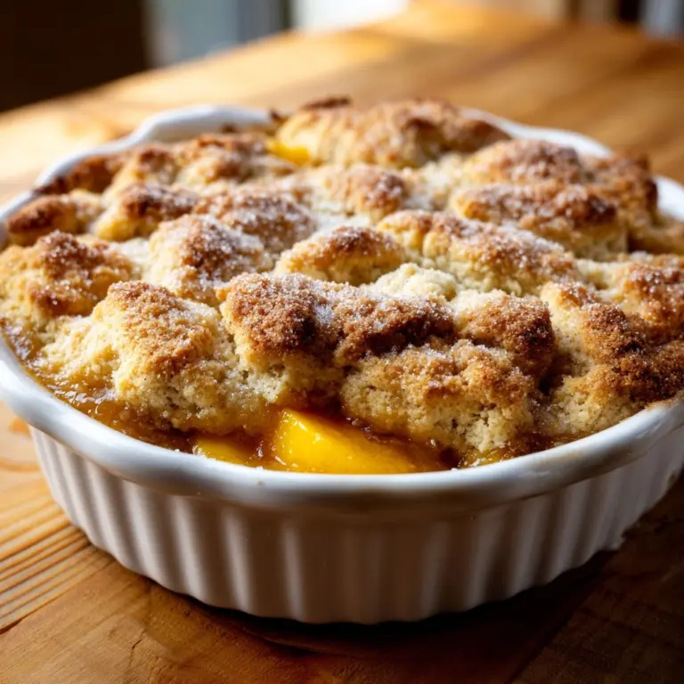 Gluten-Free Peach Cobbler Recipe