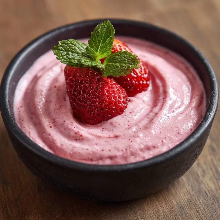 Fluffy Strawberry Mousse Recipe