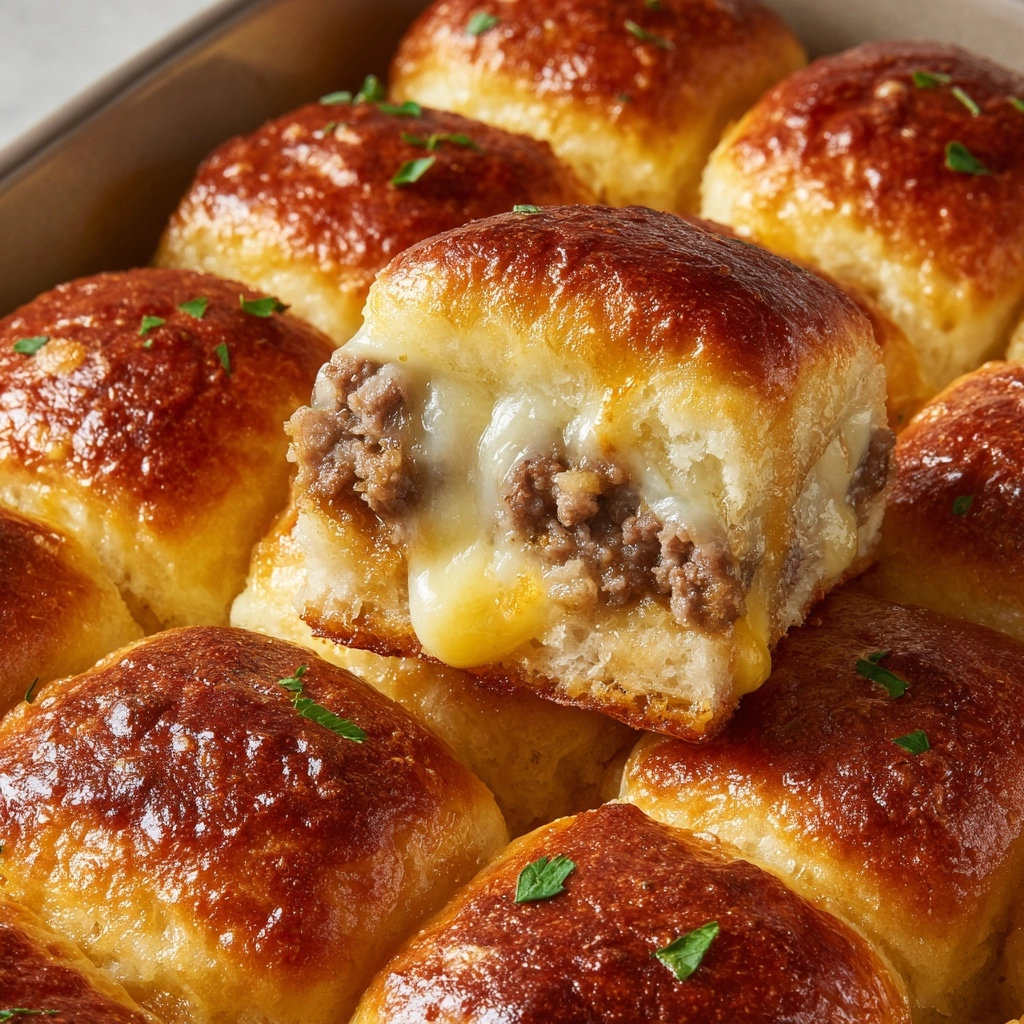 Philly Cheesesteak Stuffed Biscuits Recipe - Recipe Image