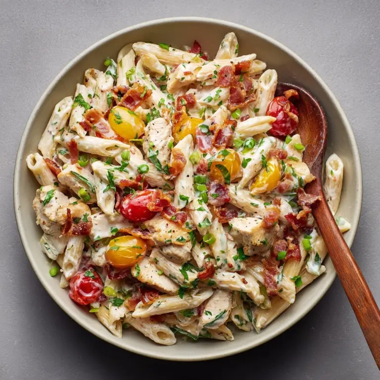 Chicken Club Pasta Salad Recipe