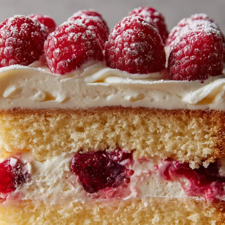 Raspberry Lemon Bliss Cake Recipe