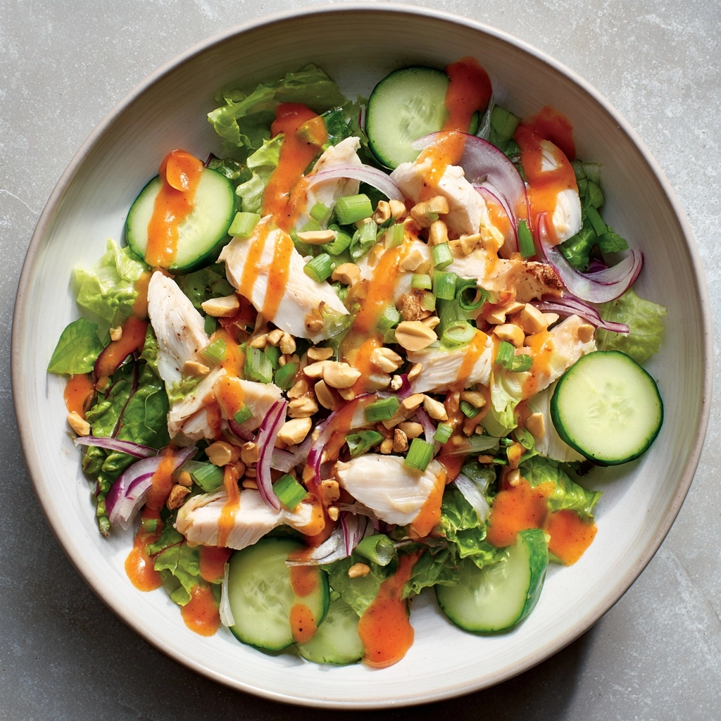 Asian Peanut Chicken Salad Recipe