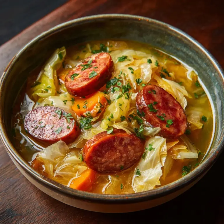 Kielbasa and Sauerkraut Soup Recipe