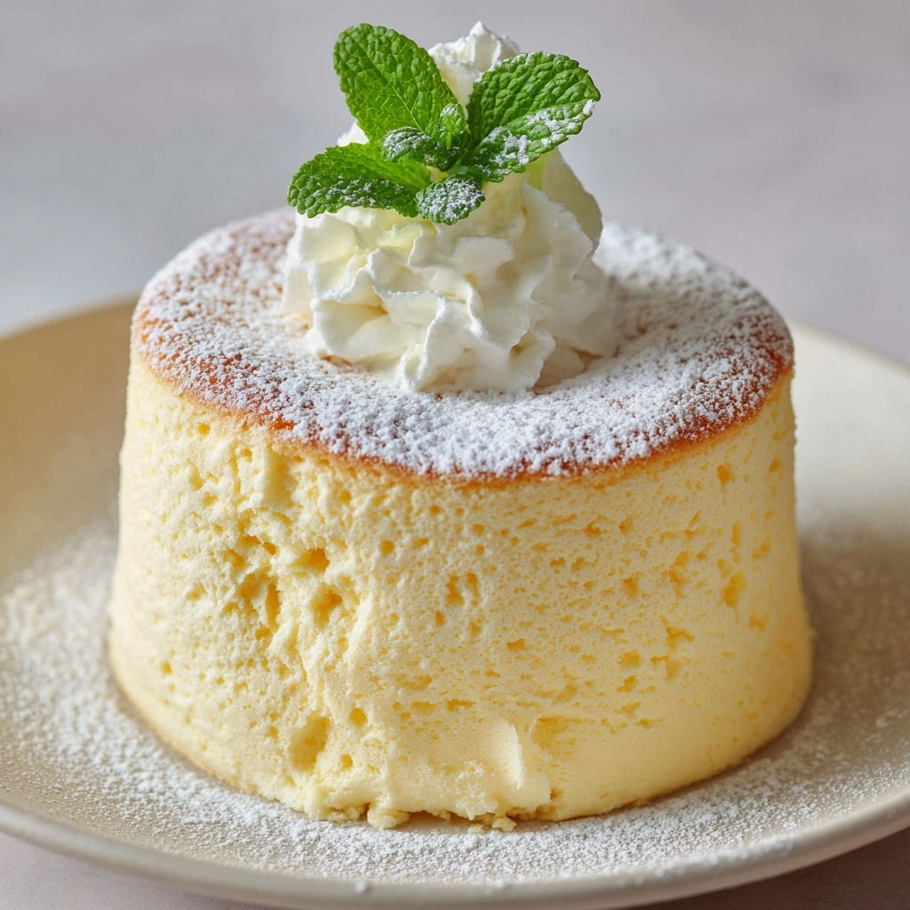 Light & Fluffy Yogurt Cloud Cake Recipe - Recipe Image