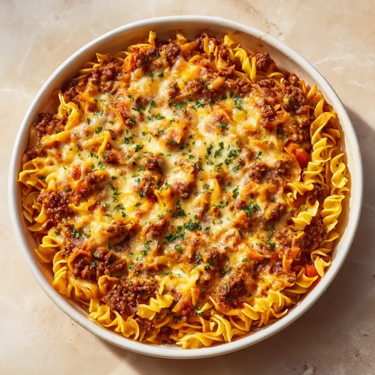 Beef Lombardi Casserole Recipe