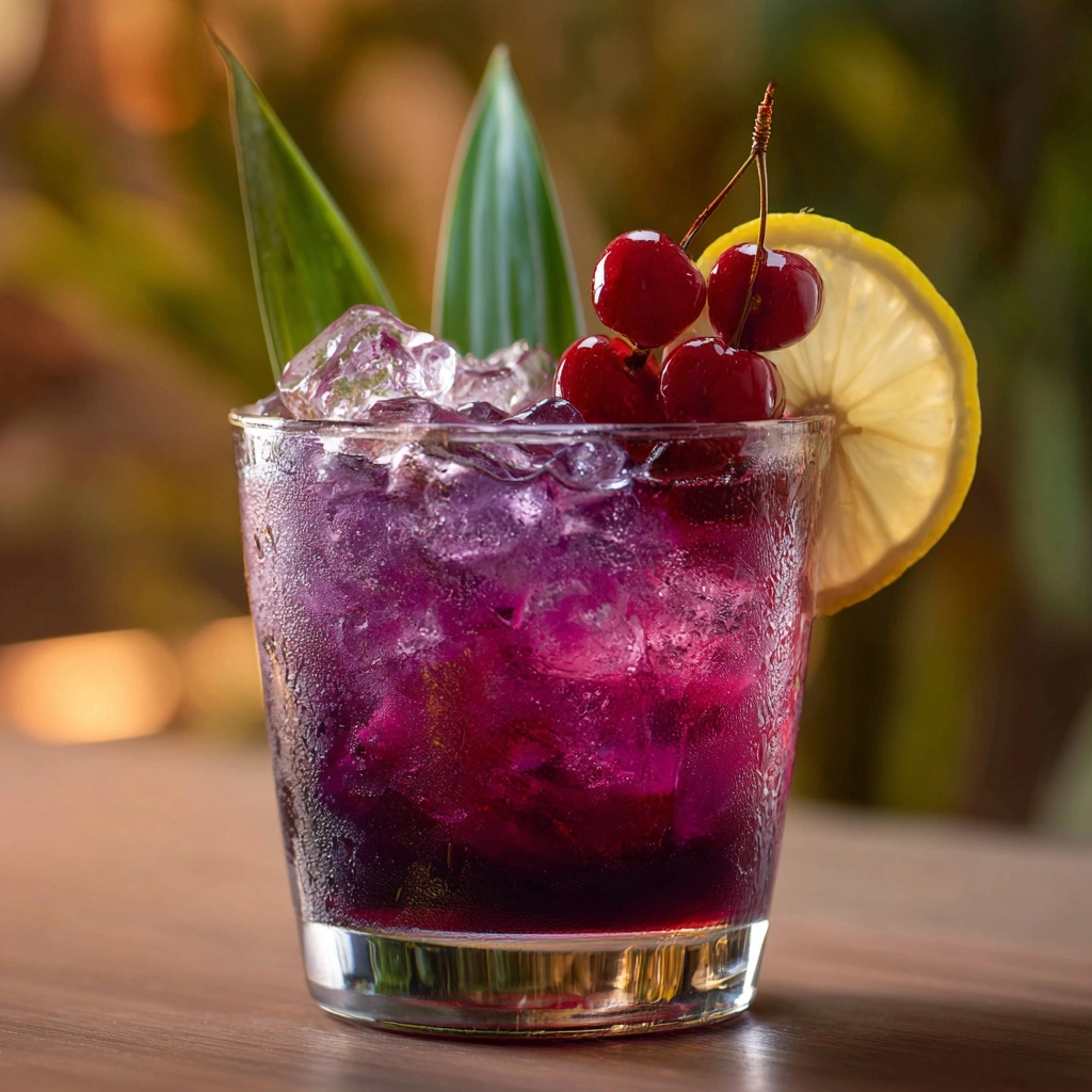 Jamaican Purple Rain Mocktail Recipe - Recipe Image