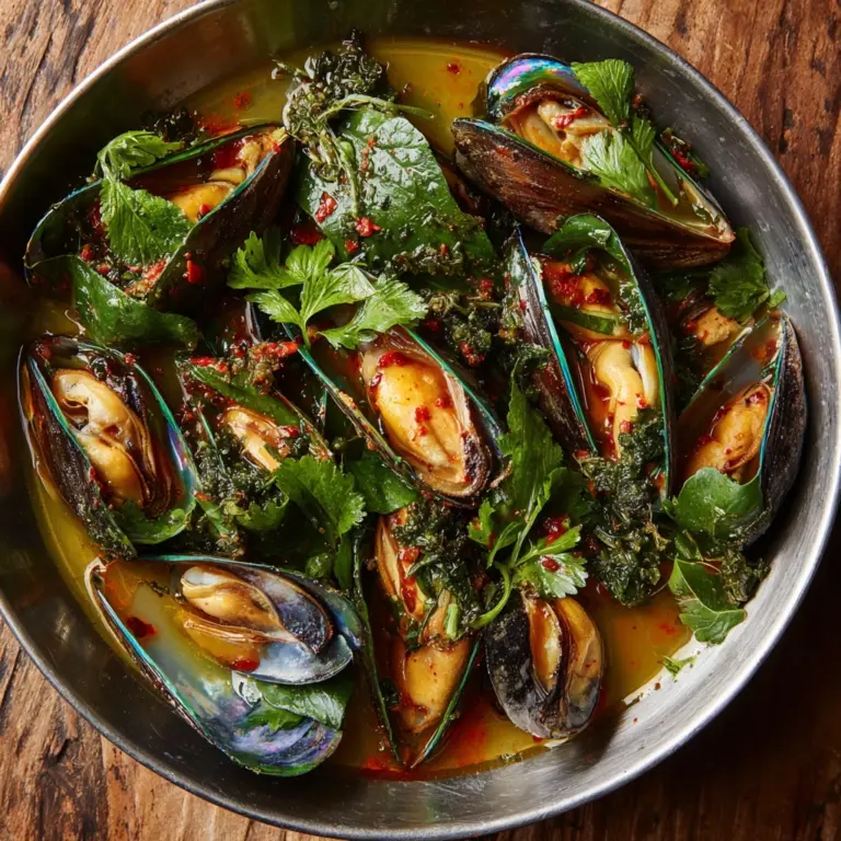 Thai Coconut Curry Mussels Recipe