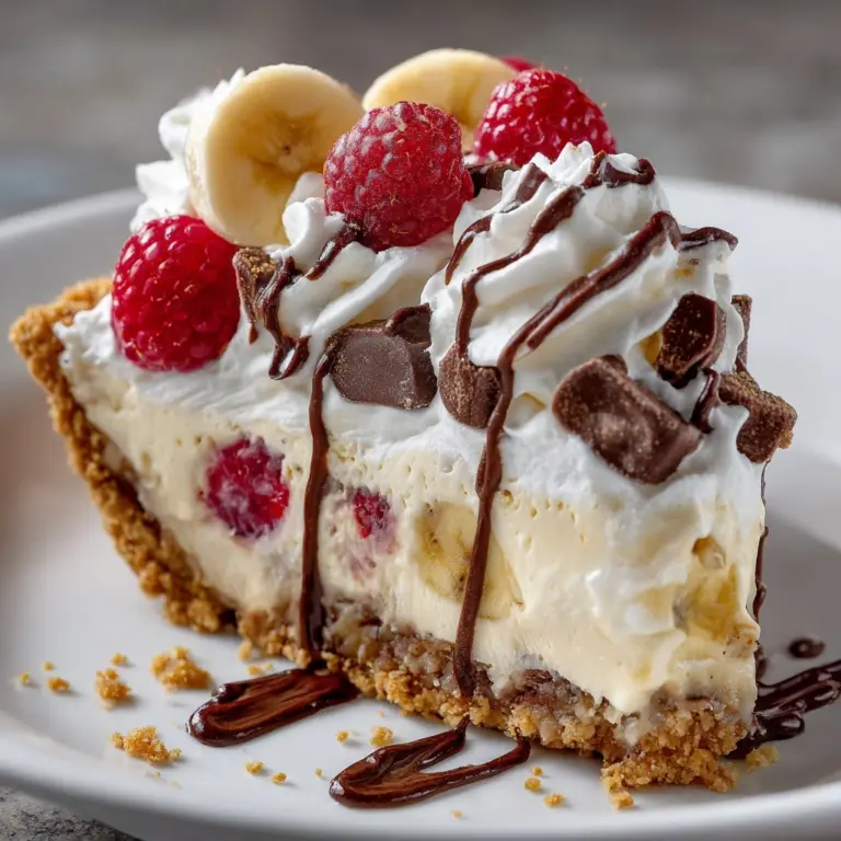 Heavenly No-Bake Banana Split Cheesecake Recipe