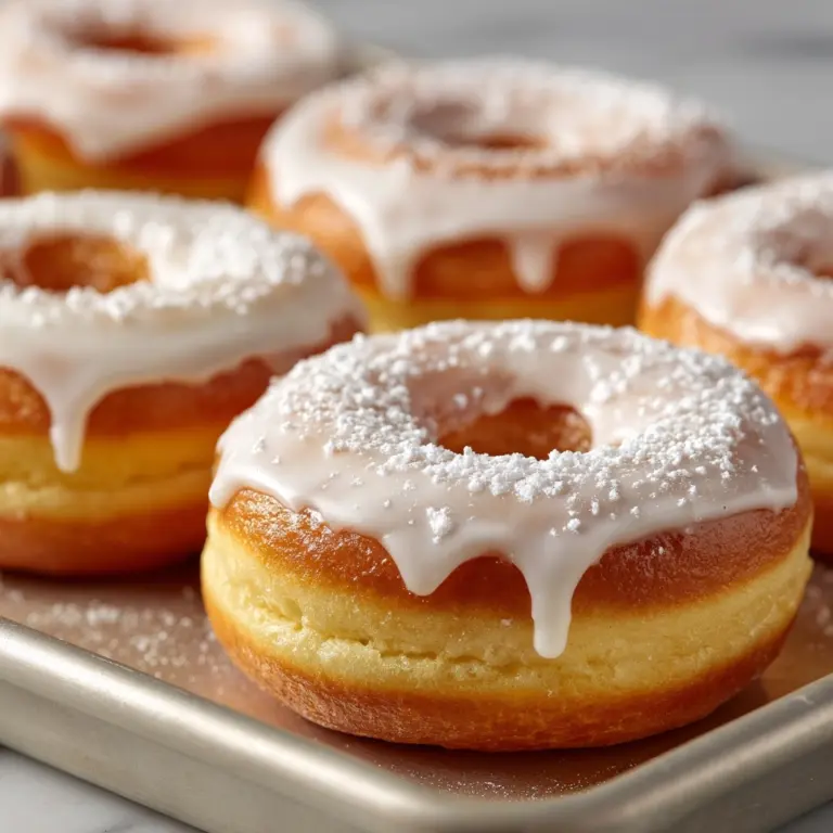 Condensed Milk & Cinnamon Doughnut Puffs Recipe