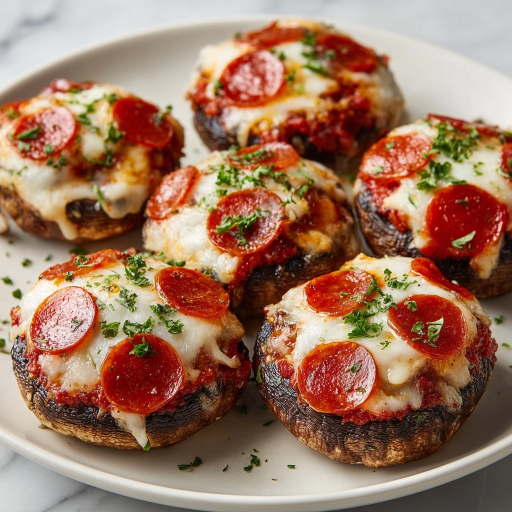 Keto Stuffed Mushrooms Recipe - Recipe Image