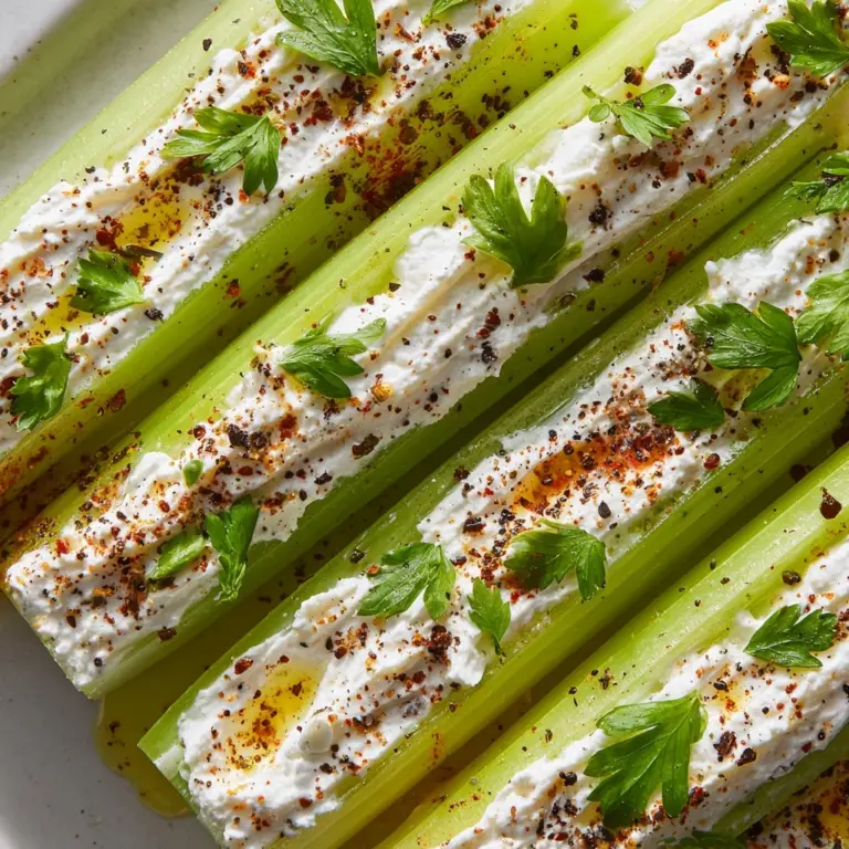 Italian Cream Cheese Stuffed Celery Recipe