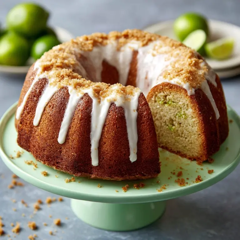 Key Lime Pound Cake Recipe