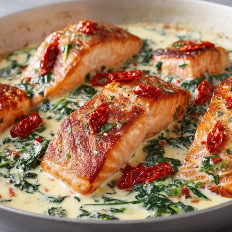 Creamy Tuscan Salmon Recipe