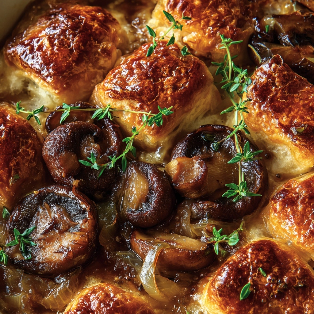 French Onion Mushroom Casserole Recipe - Recipe Image