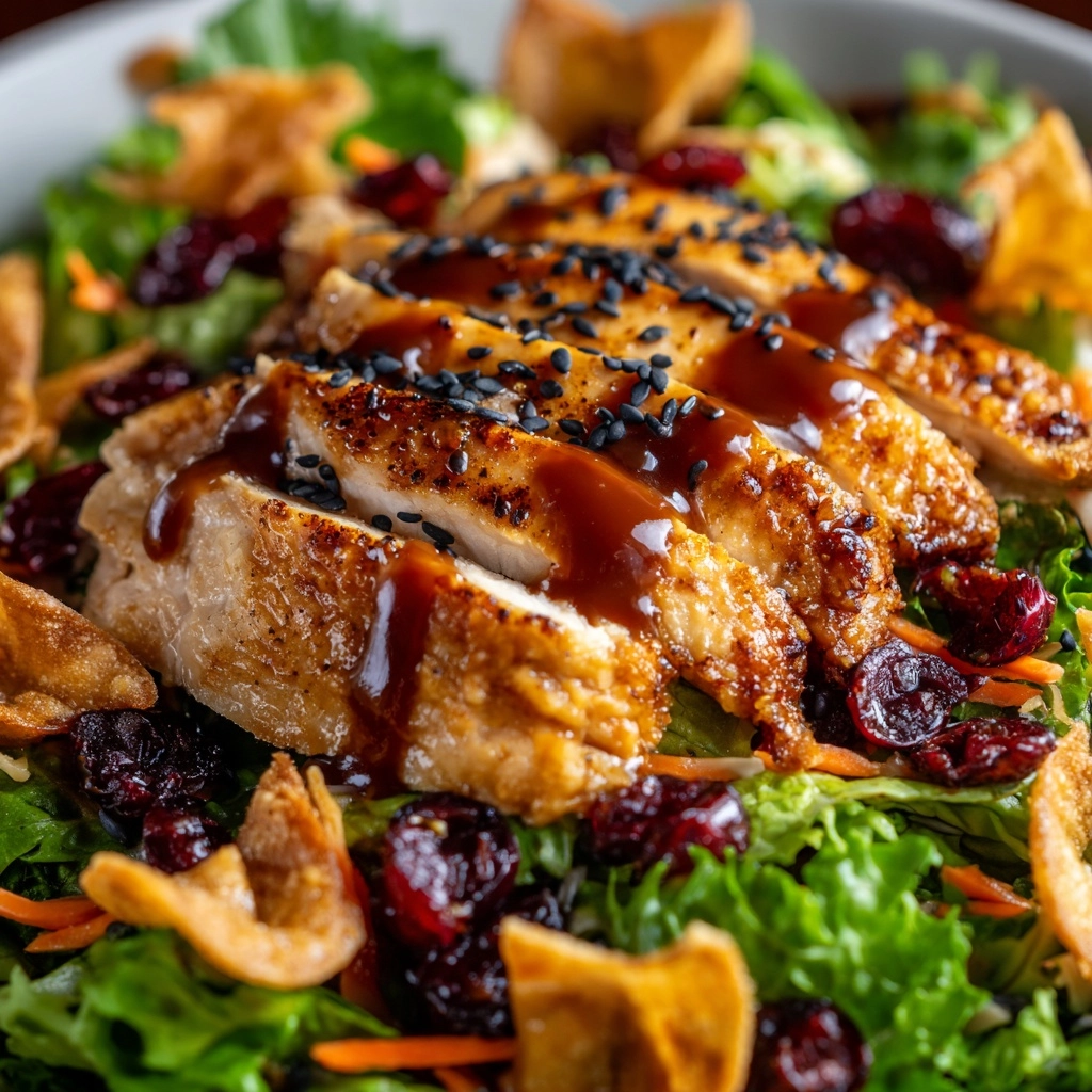 Asian Chicken Cranberry Salad Recipe - Recipe Image