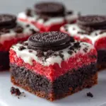 Cookies & Cream Red Velvet Brownies Recipe