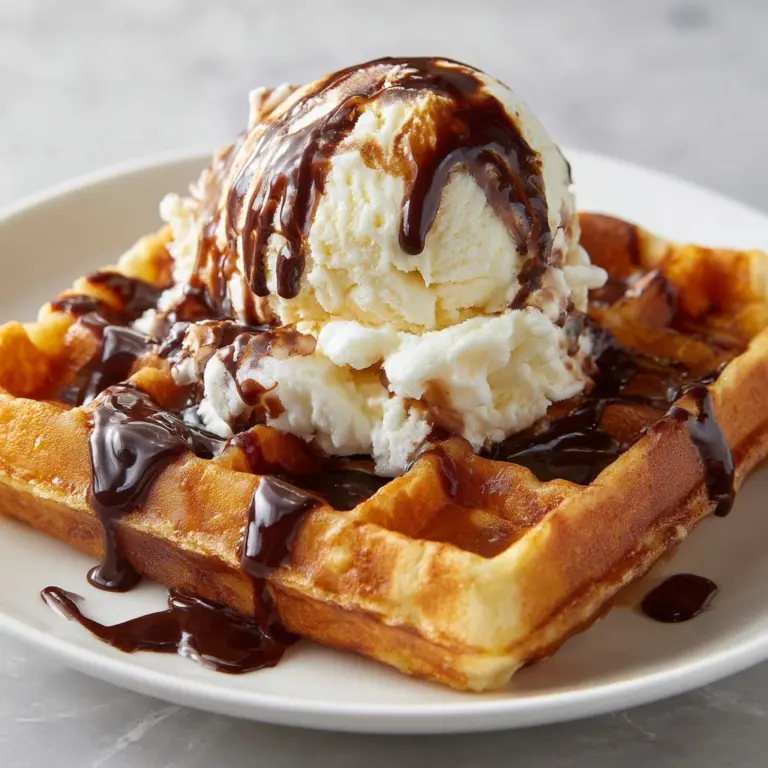 Nutella Filled Waffles Recipe