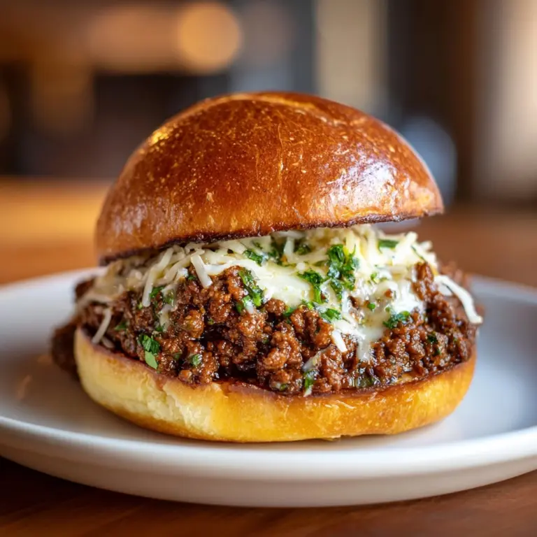 Irresistible French Onion Beef Sloppy Joes Recipe