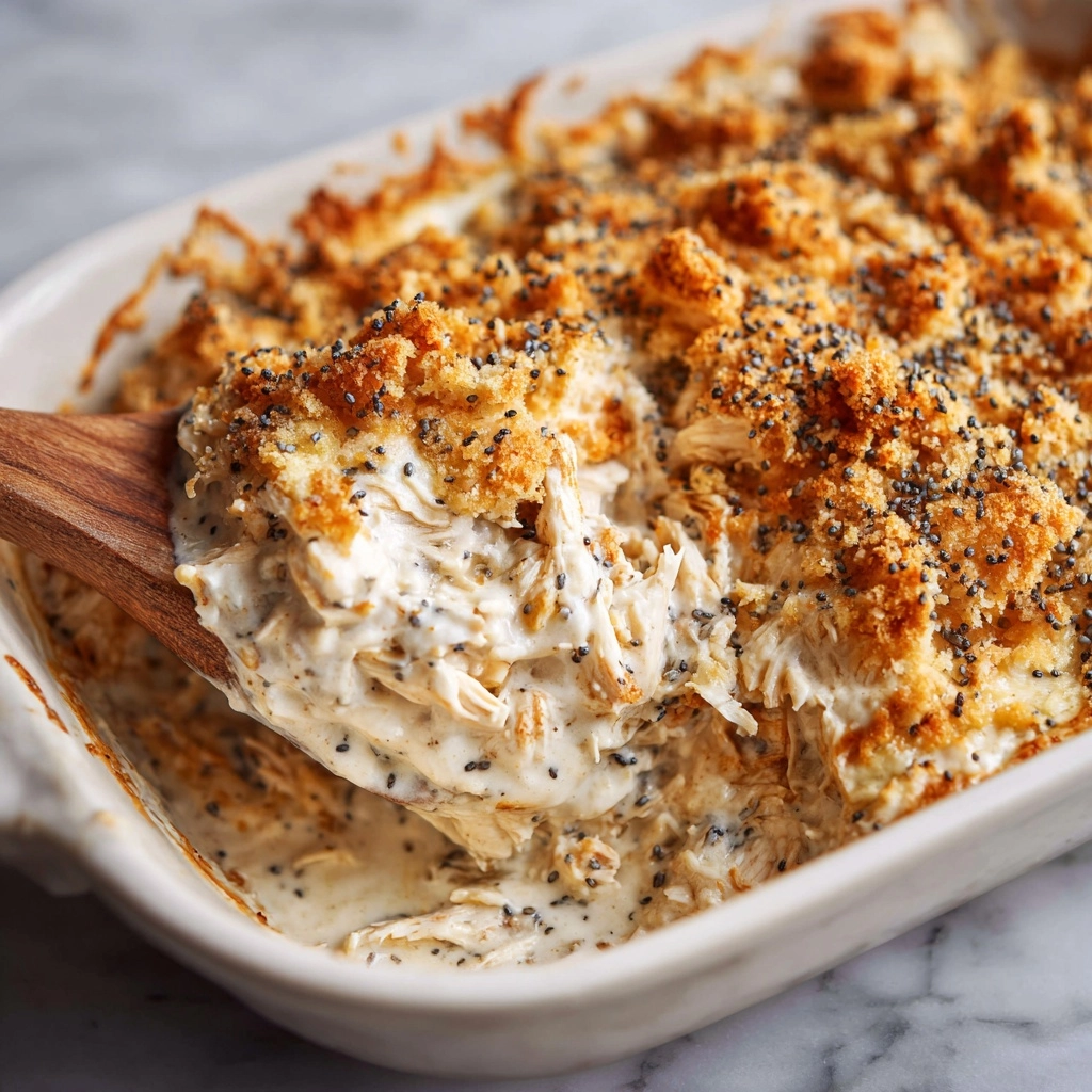 Poppy Seed Chicken Casserole Recipe - Recipe Image