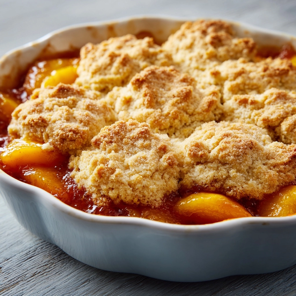The Best Peach Cobbler Recipe - Recipe Image