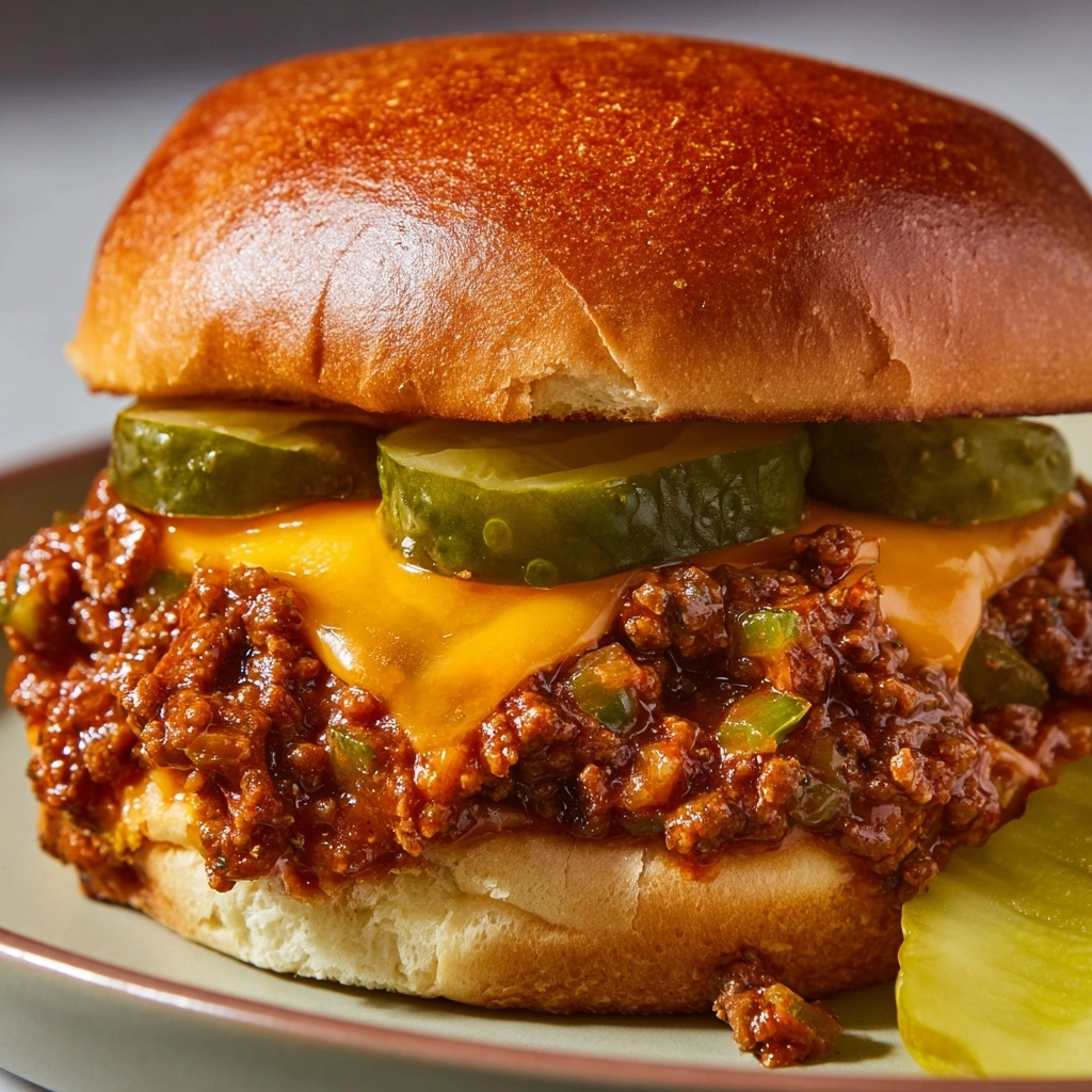 Cheesy Sloppy Joes Recipe - Recipe Image