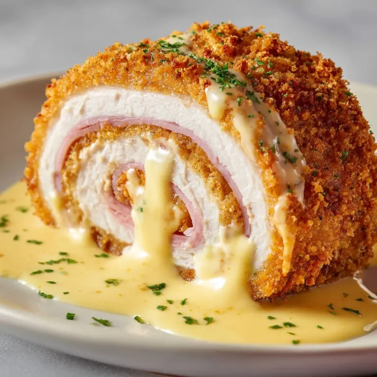 Crispy and Creamy Chicken Cordon Bleu with Dijon Sauce: The Ultimate Recipe