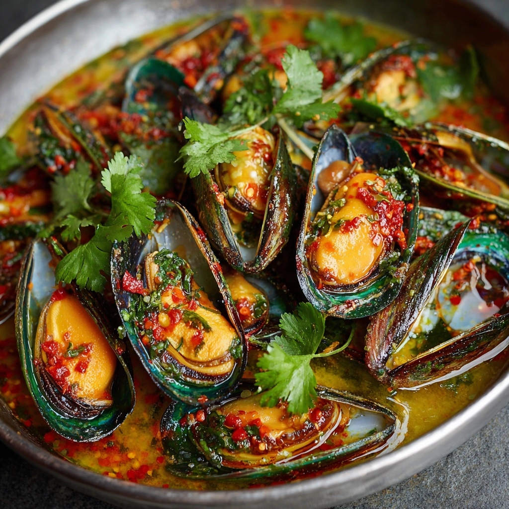 Thai Coconut Curry Mussels Recipe - Recipe Image