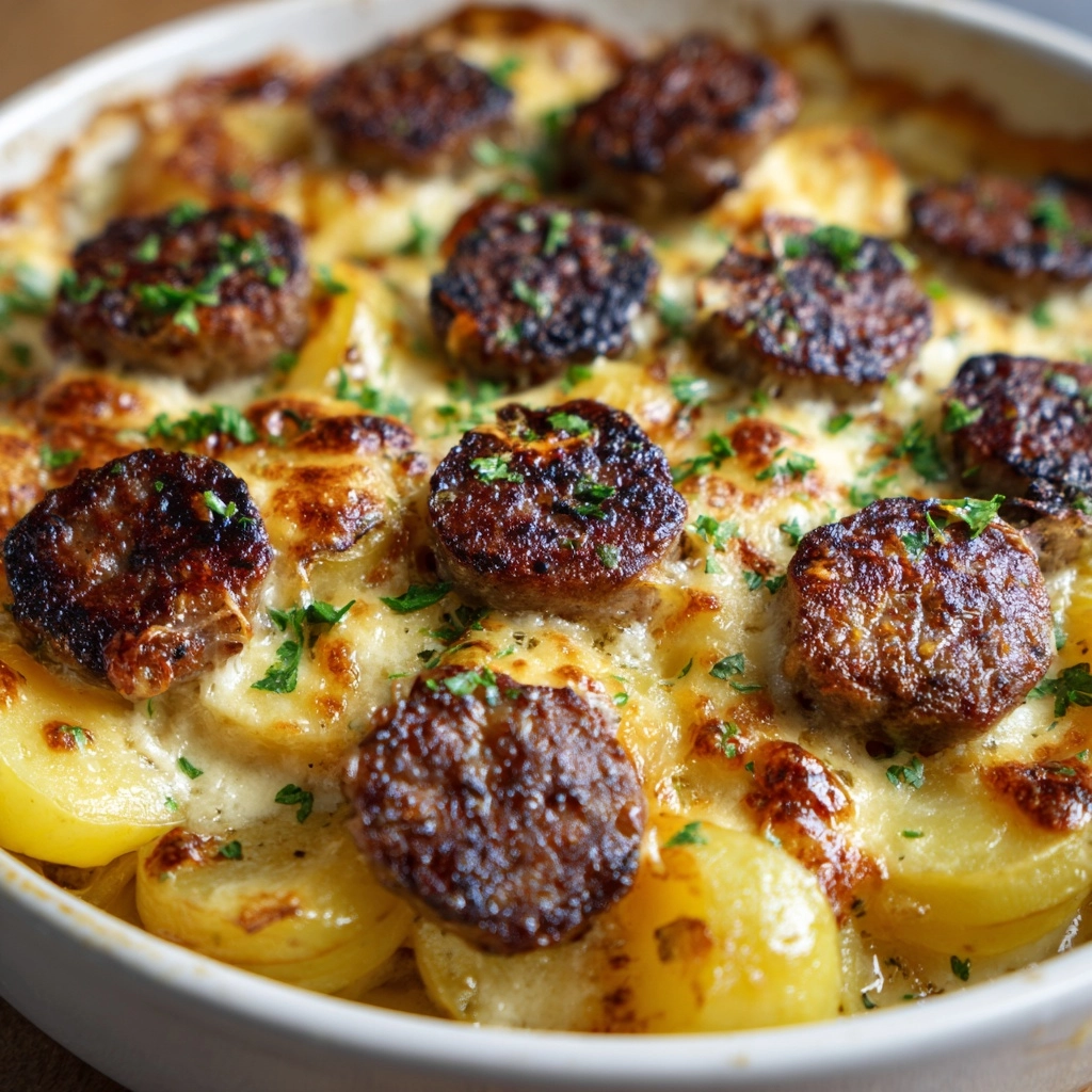 Cheesy Tater Tot Meatloaf Casserole Recipe - Recipe Image