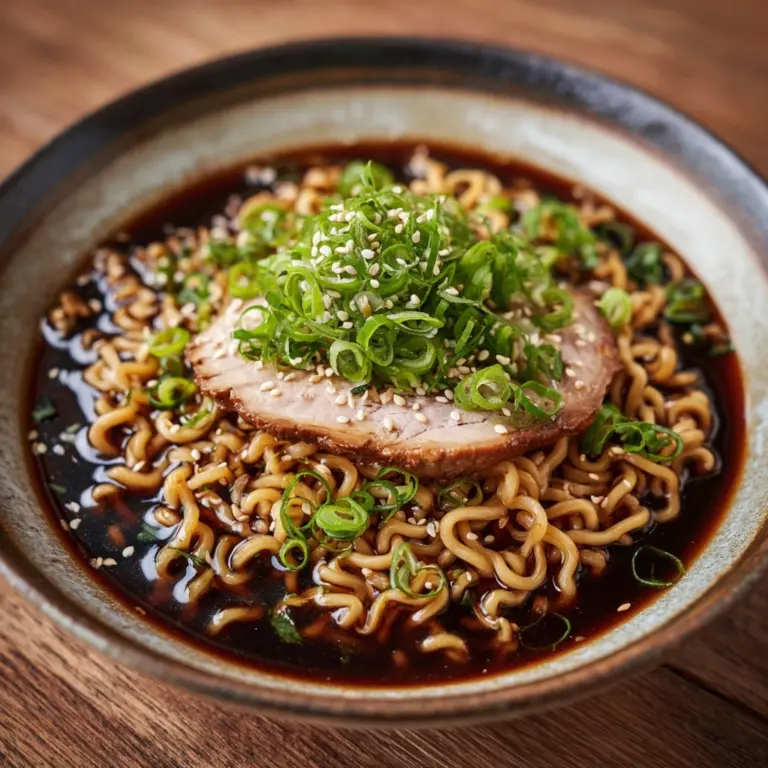Easy Saucy Ramen Noodles Recipe