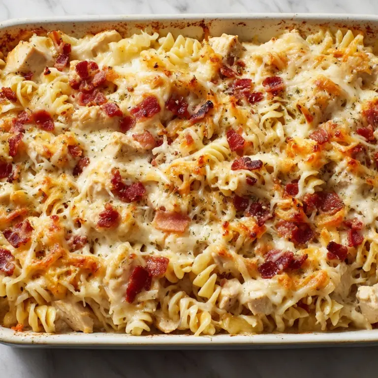 Crazy Good Casserole: Cheesy Chicken and Smoked Turkey Pasta Bake Recipe