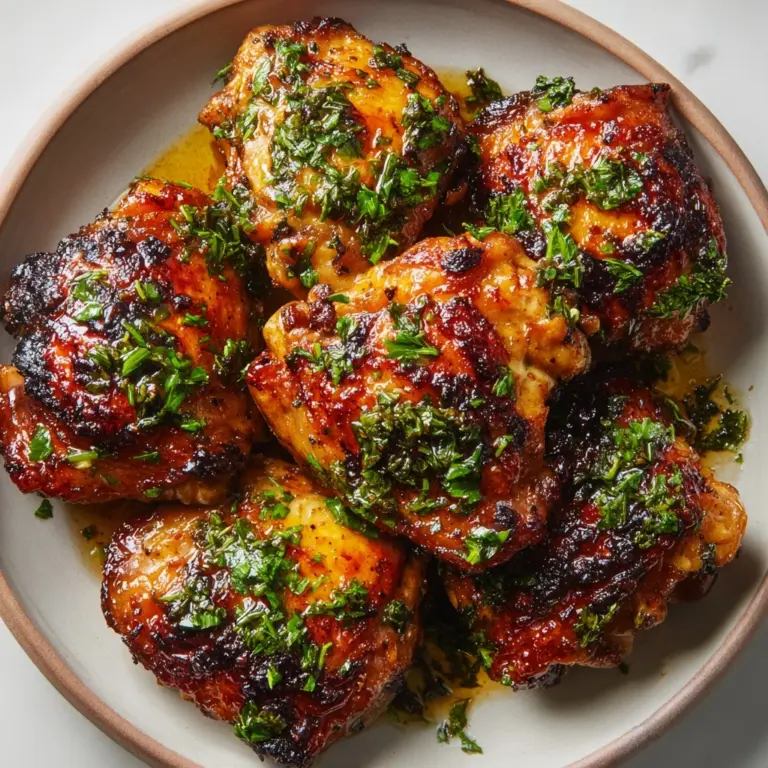 Garlic Miso Chicken Thighs In The Air Fryer Recipe