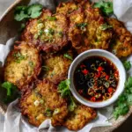Onion and Feta Fritters with Sweet Chilli Soy Dipping Sauce Recipe