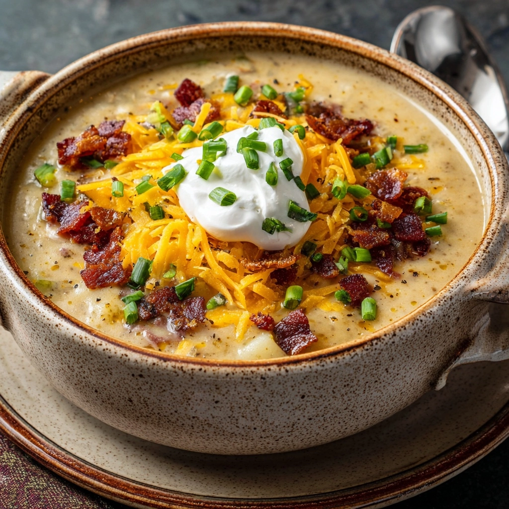 Loaded Baked Potato Soup Recipe - Recipe Image