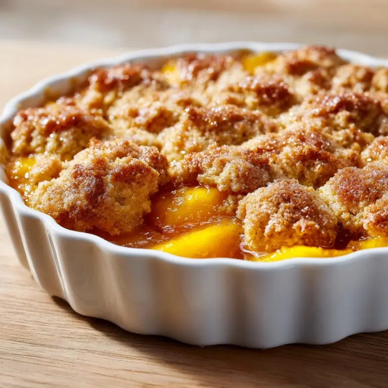 The Best Peach Cobbler Recipe