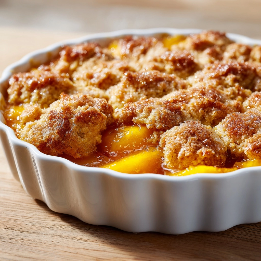 The Best Peach Cobbler Recipe - Recipe Image