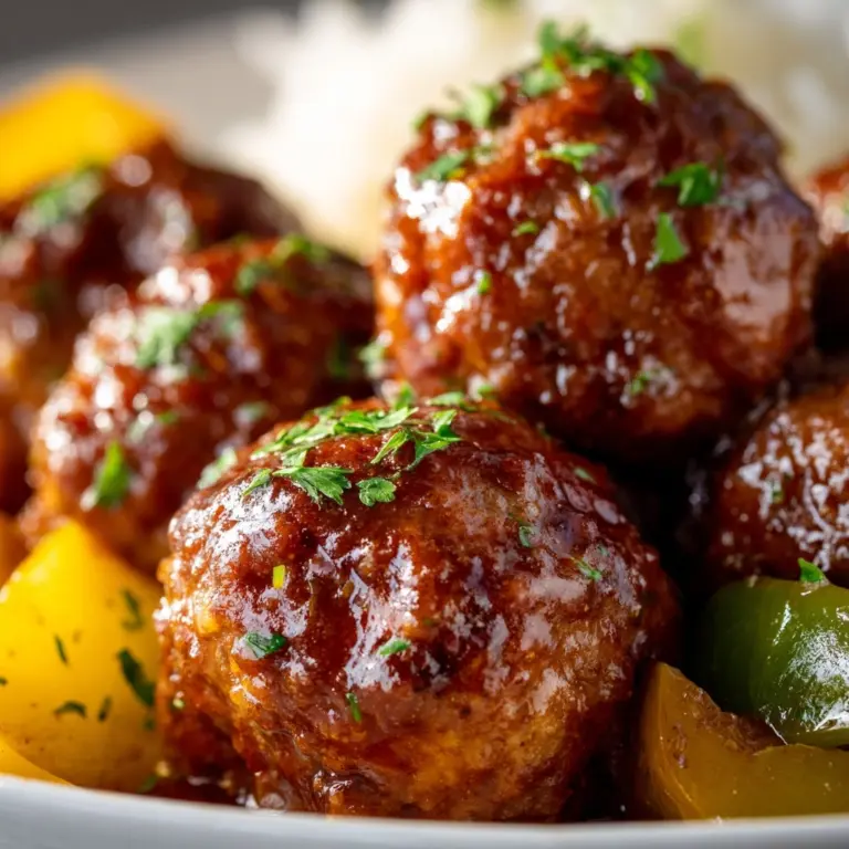 Sweet and Sour Meatballs Recipe