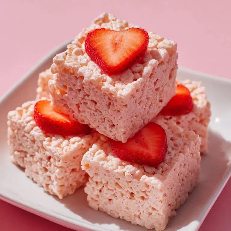 Strawberry Rice Krispie Treats Recipe