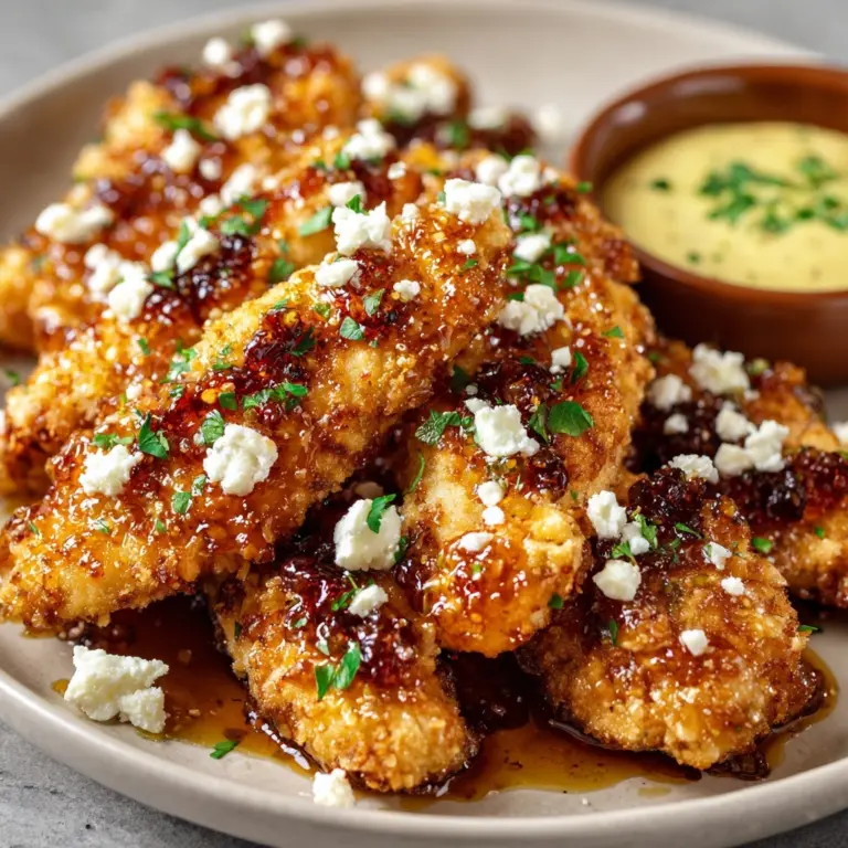 Crispy Hot Honey Feta Chicken Recipe