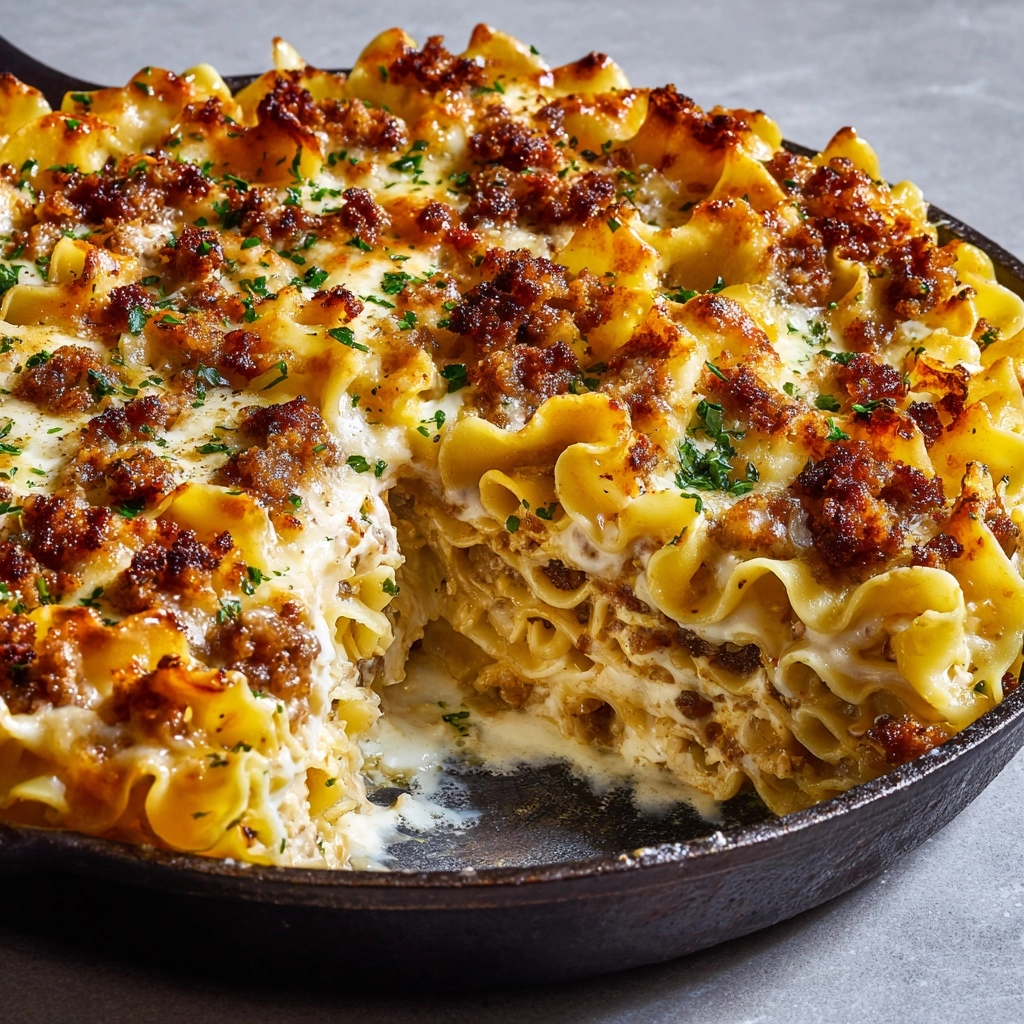 Smoky Skillet Lasagna with Crispy Lentils Recipe - Recipe Image