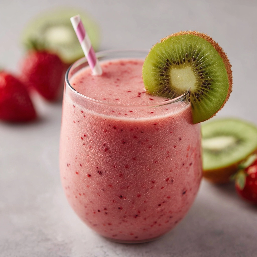 Kiwi Strawberry Smoothie Recipe - Recipe Image