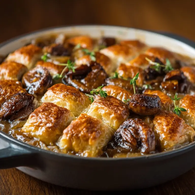 French Onion Mushroom Casserole Recipe